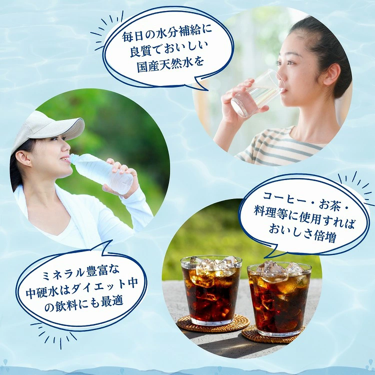 シリカたっぷり霧島のおいしい水 2L×6本（国産 ナチュラルウォーター ミネラルウォーター 天然水 水 中硬水 シリカ 美容 人気 霧島 宮崎 小林）