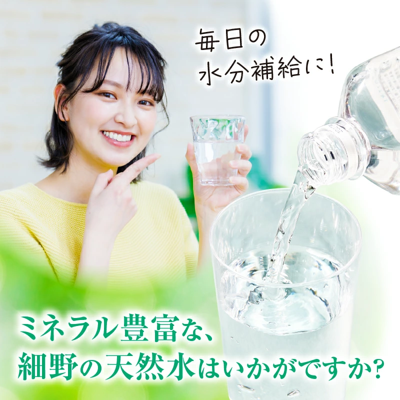 ミネラルたっぷり天然中硬水 細野の天然水 1,020ml（国産 ナチュラルウォーター ミネラルウォーター 天然水 水 中硬水 シリカ 美容 人気 霧島