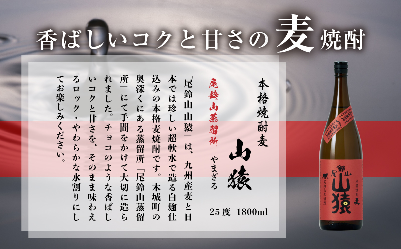 焼酎尾鈴山一升瓶（山猿1本・山翡翠1本・山ねこ1本） K09_0008_1