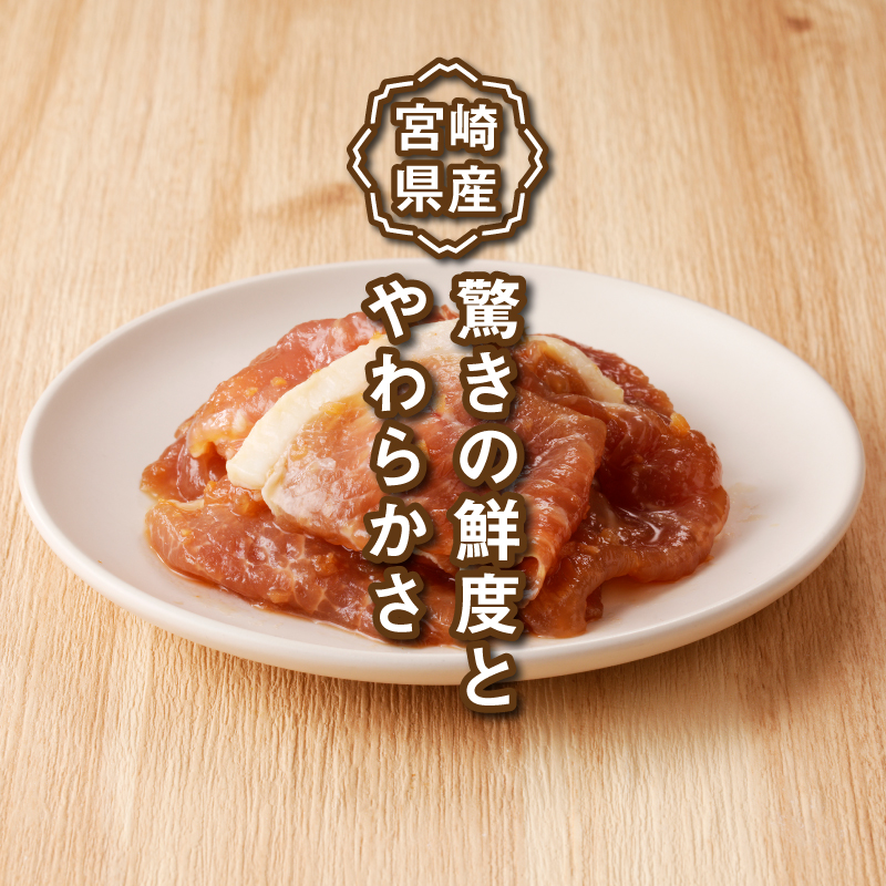 簡単調理　宮崎県産豚肉の生姜焼き 1kg×3 K16_0153