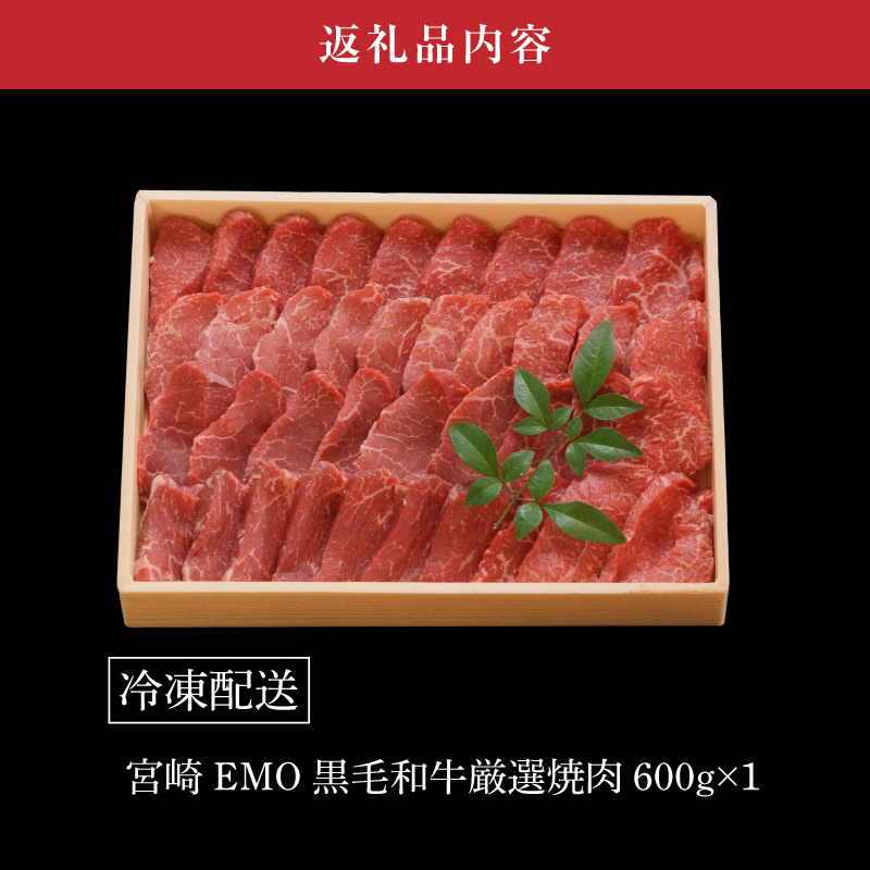 木城白木八重牧場育ちの黒毛和牛厳選焼肉 600g K20_0012_3