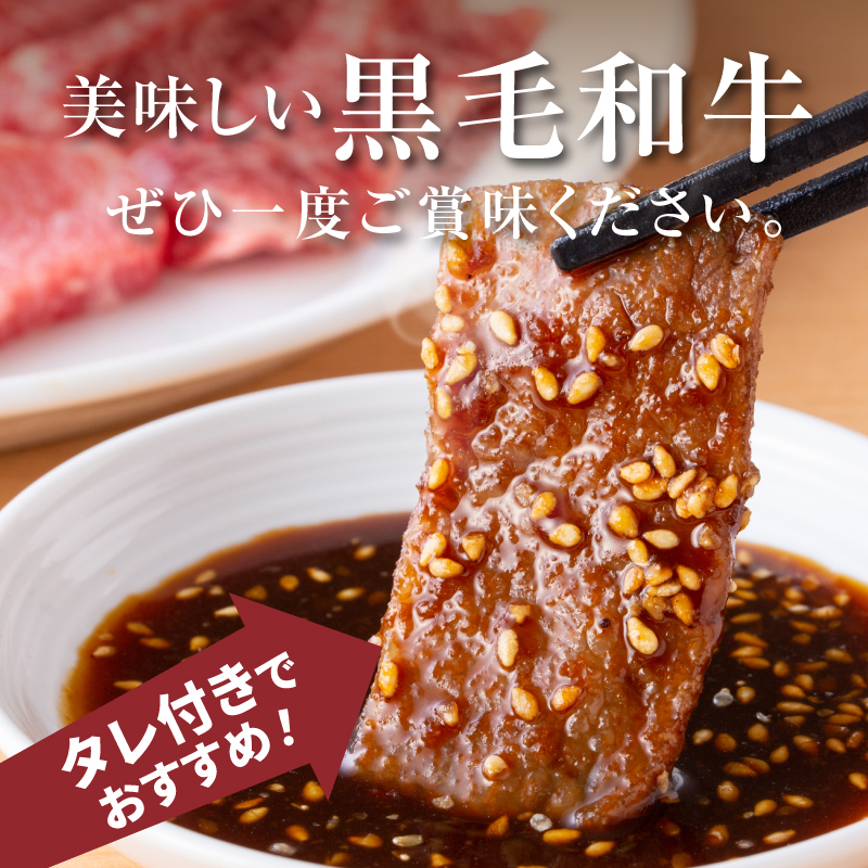 宮崎県産黒毛和牛 特上焼肉用500gと焼肉のたれセット K16_0006_1