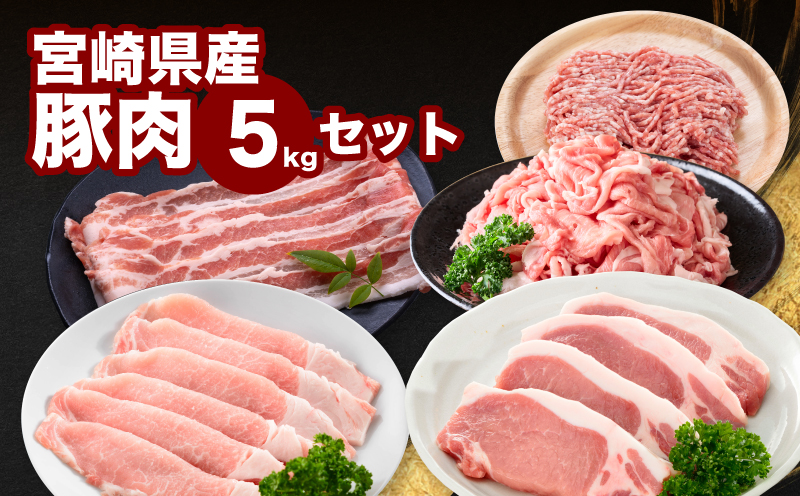 宮崎県産豚肉5kgセット K65_0006