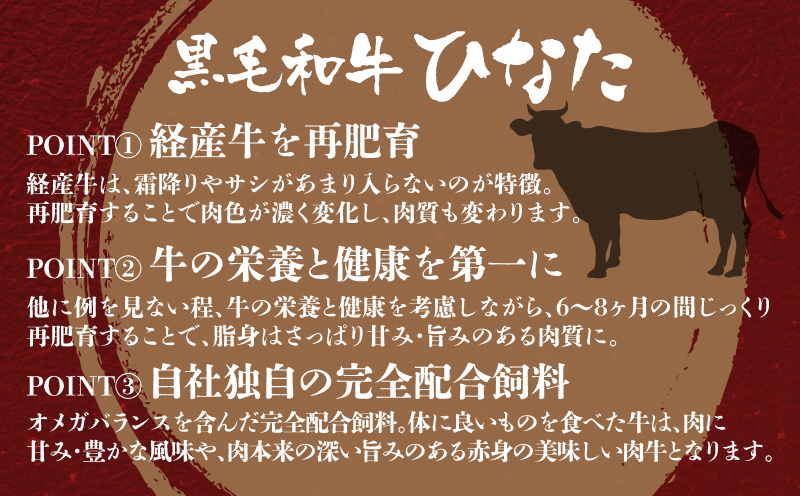 宮崎県産 ブランド牛「黒毛和牛ひなた」ロースステーキ 計540g(180g×3枚) K34_0004