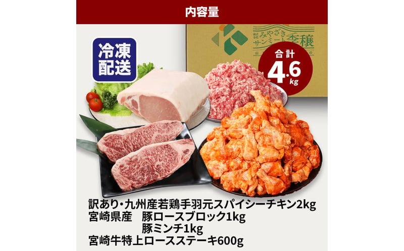 福袋 木城町 お肉いろいろお楽しみセットC K16_0071_2