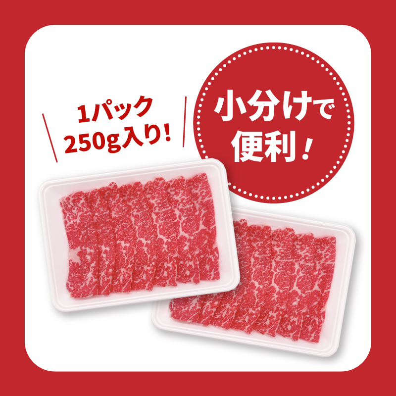 宮崎県産黒毛和牛赤身スライス切落し1.5kgセット K65_0003