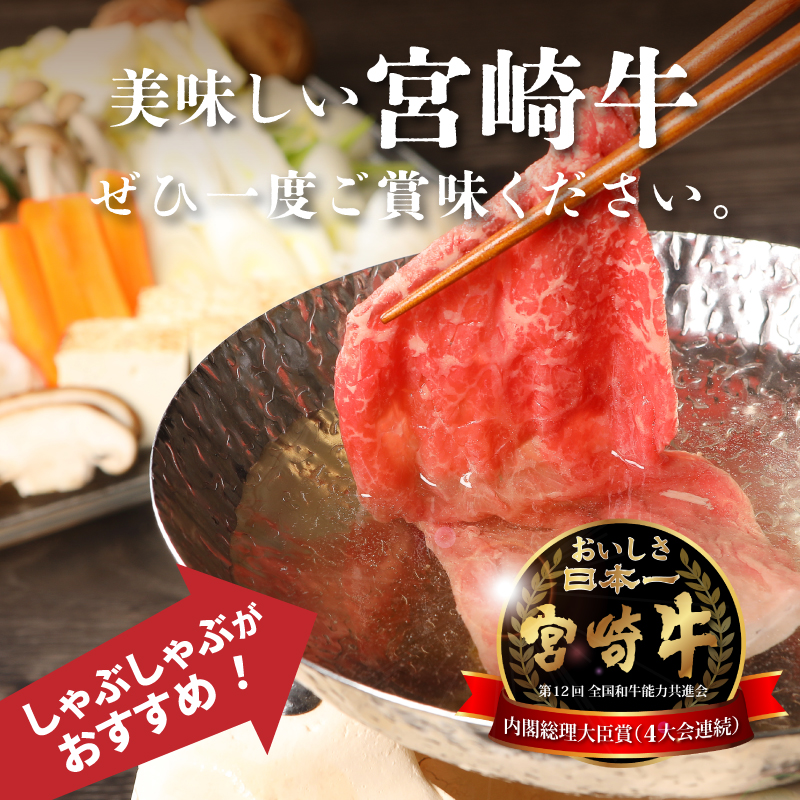 宮崎牛和牛モモ肉しゃぶしゃぶ用500g K01_0002_1