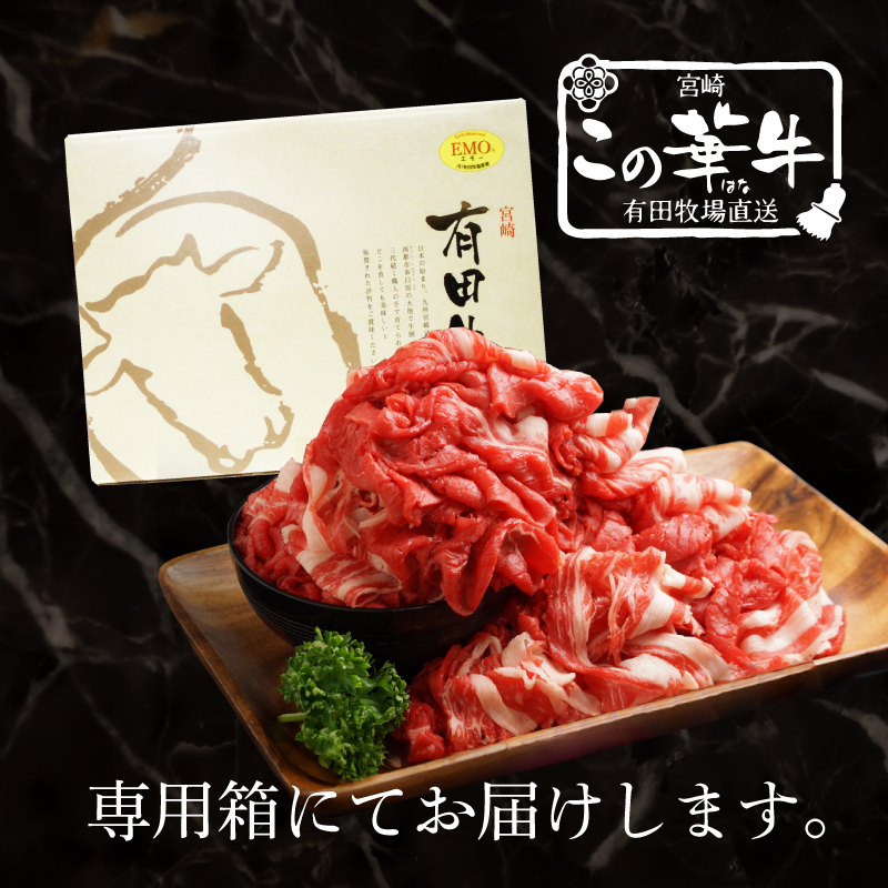 有田牧場直送　この華牛切落したっぷり 800ｇ K20_0002_3