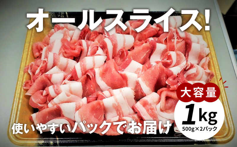 放牧豚「のびとん」スライスセット！500ｇ×2パック K25_0007_2