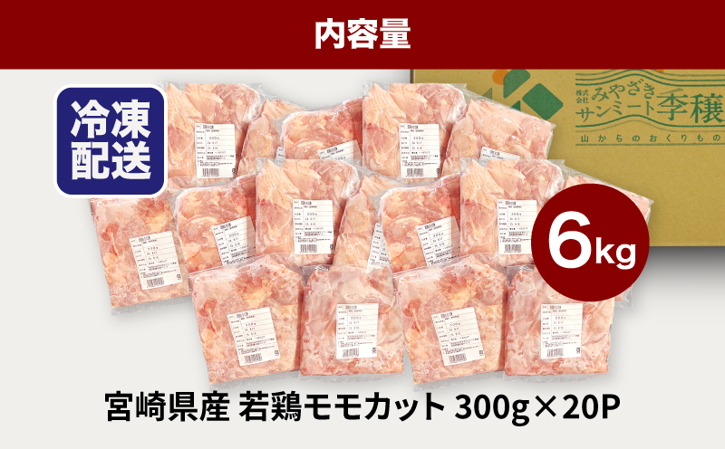 鶏ももカット 小分け 6kg　K16_0130