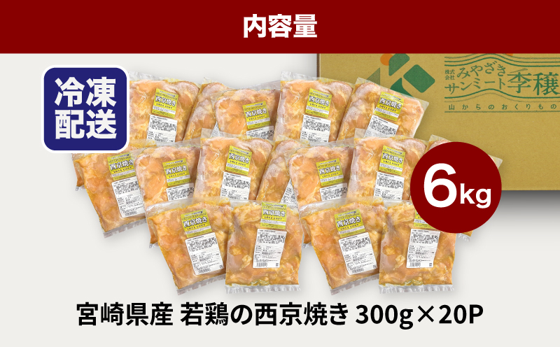 宮崎県産若鶏の西京焼き 小分け  6kg K16_0136
