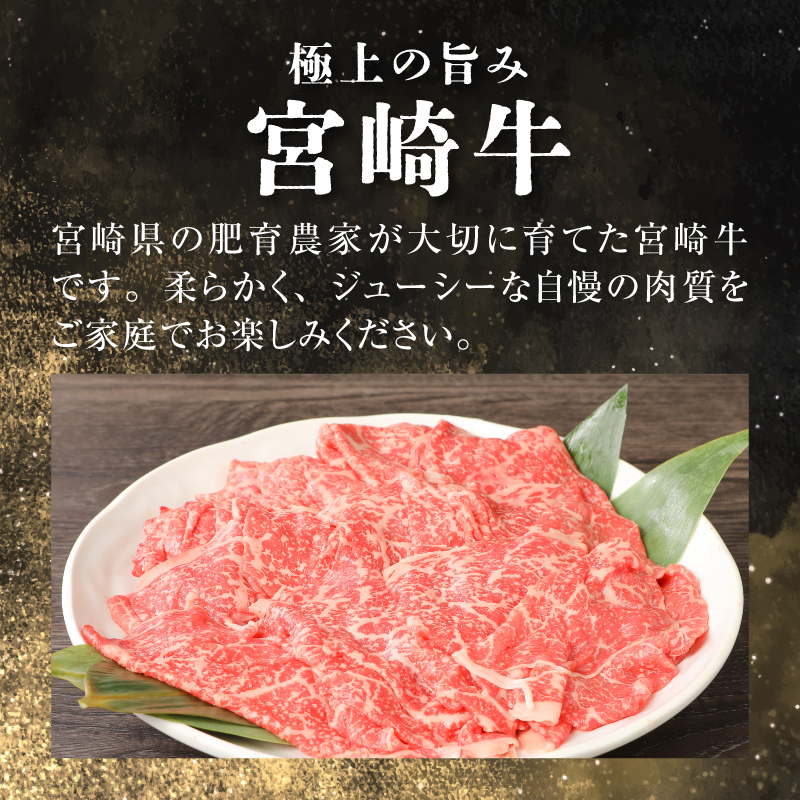 宮崎牛和牛モモ肉しゃぶしゃぶ用300g K01_0001_1