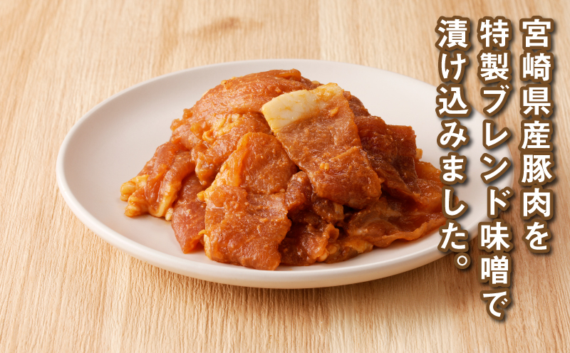 簡単調理　宮崎県産豚肉のみそ豚 6kg（300g×20P） K16_0145