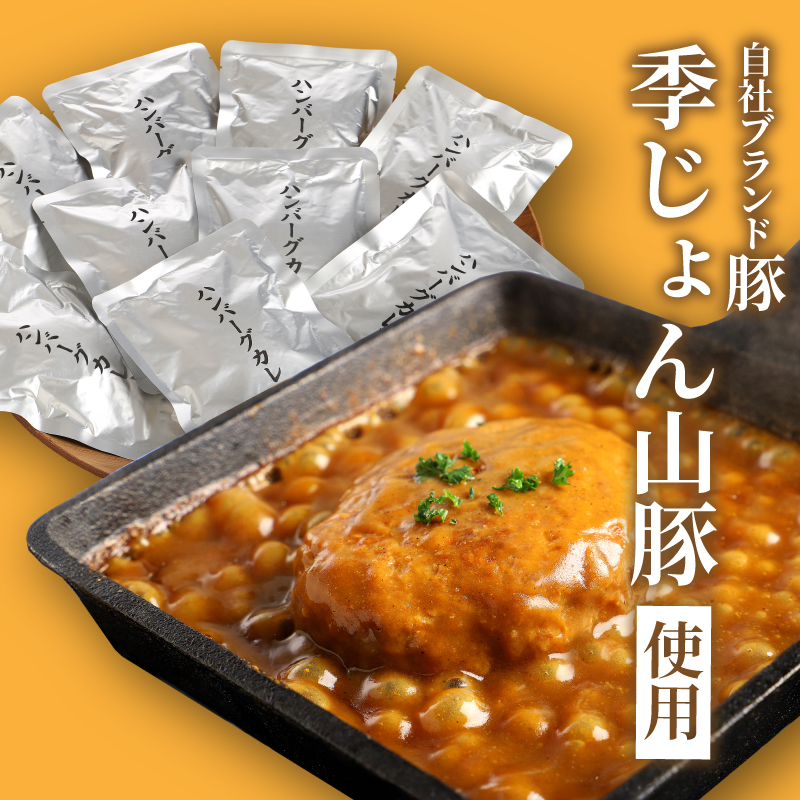 レトルト ハンバーグカレー 9パック K16_0042_2