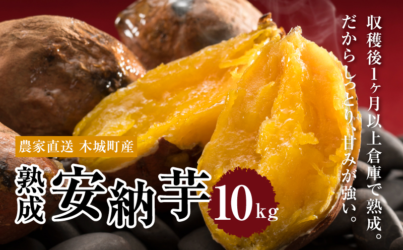 農家直送　木城町産　熟成安納いも10kg K30_0002_1