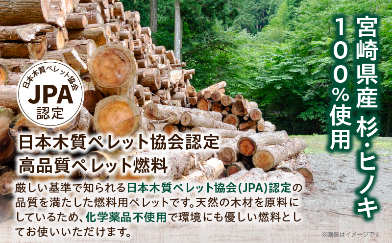 都農町製造『木質ペレット(全木ペレット) 10kg』計1袋 杉 檜 天然 ストーブ ペレット 国産_T058-008