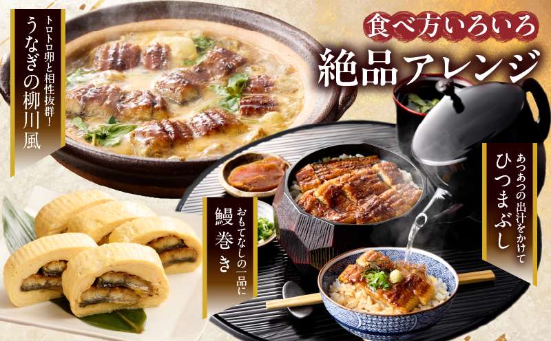 【選べる発送月・春・夏の丑の日・連続・隔月定期便】うなぎ蒲焼3尾(さんしょう・たれ付き)計450g以上 鰻 魚 魚介 加工品 国産_T026-014-SKU