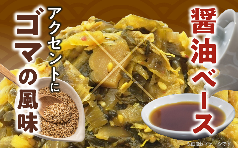 ＼ポスト投函／旨ごま高菜＆ピリ辛高菜セット 計2袋(各120g) 漬物 おかず 野菜 加工品 国産_T025-026