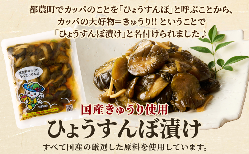 ＼ポスト投函／ひょうすんぼ漬け 計2袋 漬物 おかず 野菜 加工品 国産_T037-0121