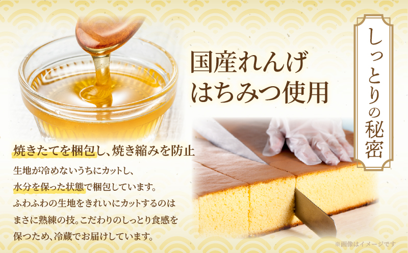 【2週間以内発送】老舗菓子舗のカステラ(大) お菓子 スイーツ 和菓子 本格_T035-008