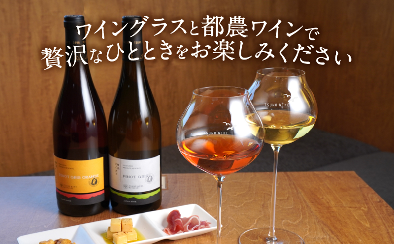 ≪数量限定≫都農ワイン ピノグリ2本&グラスセット 酒 飲料 アルコール 国産 ロナ_T014-0215