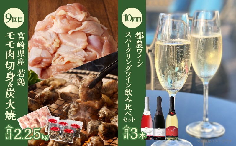 ≪12か月お楽しみ定期便≫都農町定期便(松) 肉 加工品 デザート 国産_T999-0106