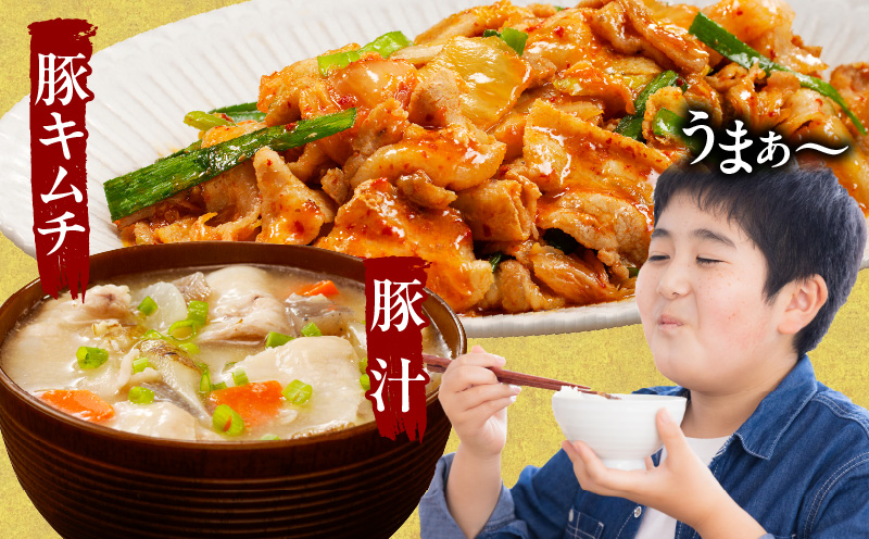 宮崎県産豚バラ＆豚肩ローススライスセット合計2.1kg 肉 豚 豚肉 焼肉 国産_T009-0073