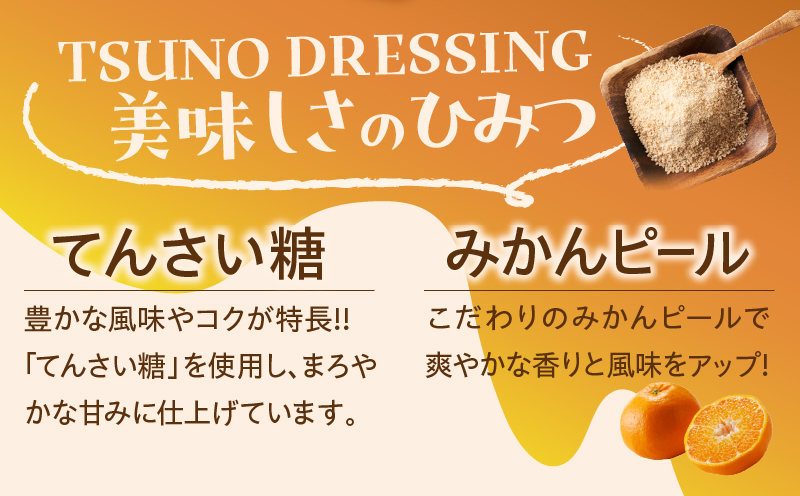 TSUNO DRESSING＆TSUNO JAMギフトセット ドレッシング ジャム サラダ フルーツ 加工食品 国産_T043-007