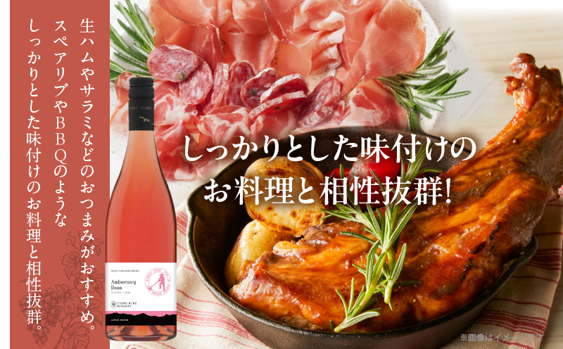 【数量限定】アンベラシー ロゼ(計1本) ワイン 酒 アルコール 国産_T014-047