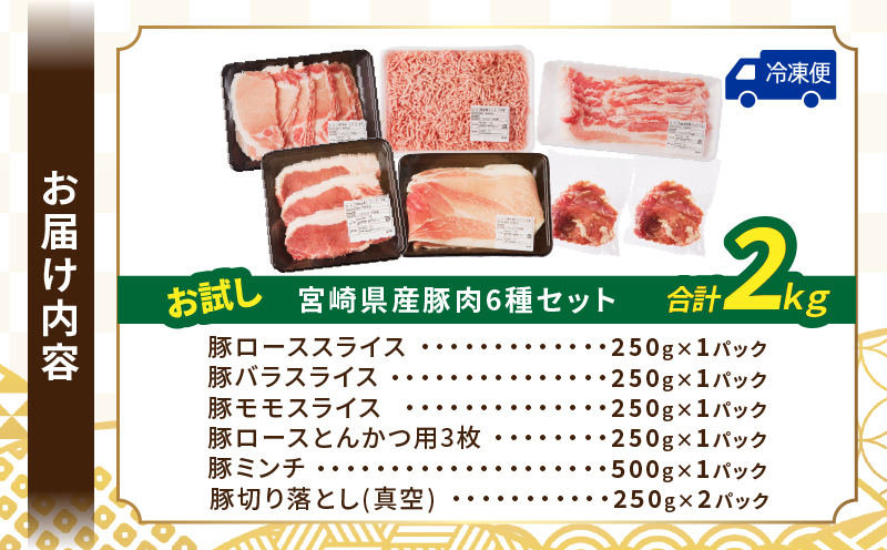 【内容量・2週間以内・発送月が選べる】宮崎県産 豚肉6種 ＼てげスゲーセット／ 2kg 3kg 4.5kg