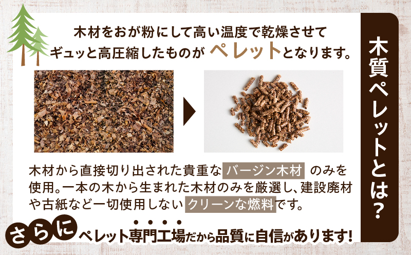 都農町製造『木質ペレット(全木ペレット) 10kg』計1袋 杉 檜 天然 ストーブ ペレット 国産_T058-008