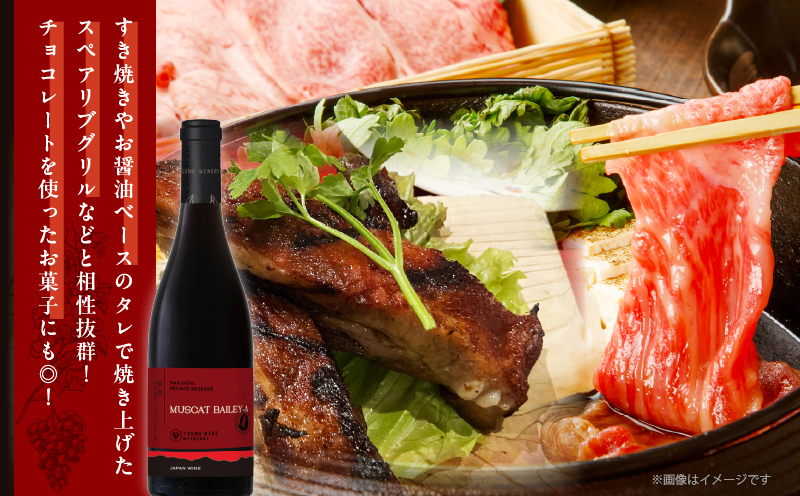 【数量限定】プライベートリザーブ マスカット・ベーリーA(計1本) 酒 飲料 アルコール 国産_T014-027