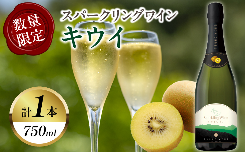 【数量限定】スパークリングワイン キウイ(計1本)酒 飲料 アルコール 国産_T014-023