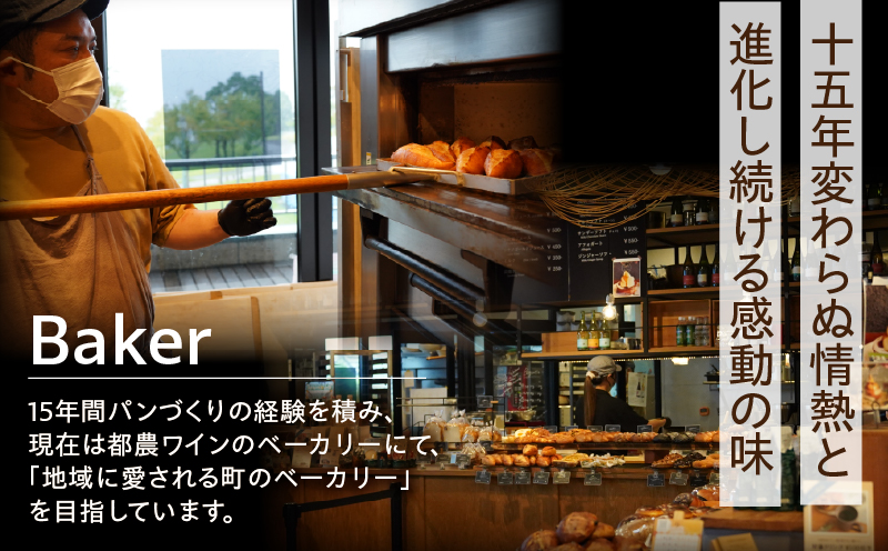 TSUNOWINE＆BAKERY パン3種セット（合計6個） パン 菓子パン トースト 国産_T053-002