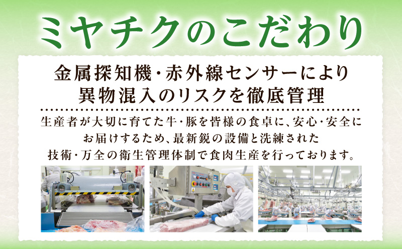 宮崎県産豚肉6種盛り合わせセット(合計1.9kg) 肉 豚 豚肉 おかず 国産_T030-227
