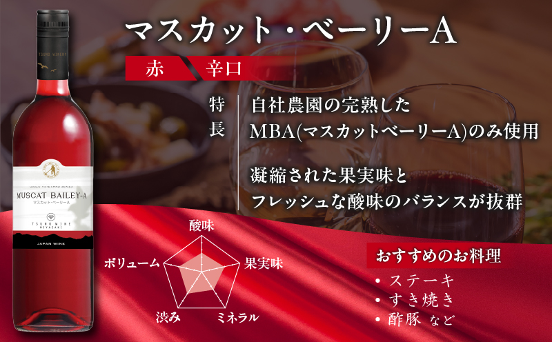 ＼年内発送!!／都農ワイン赤・ロゼ(辛口・甘口)2本セット 酒 飲料 アルコール 国産_T014-035-N