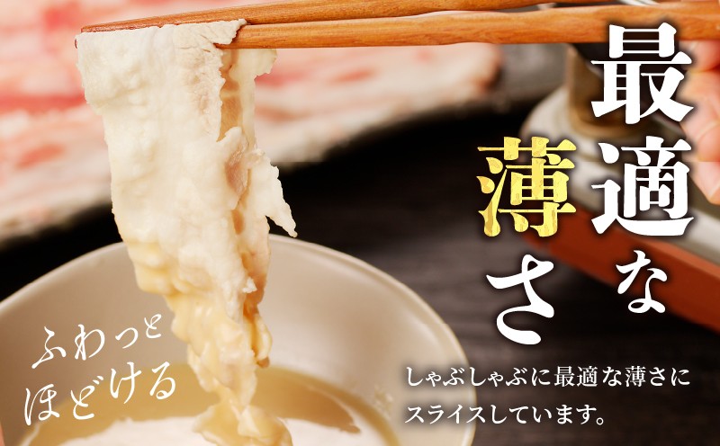 宮崎県産豚バラしゃぶしゃぶ用(計1kg) 肉 豚 豚肉 おかず 国産_T009-0133