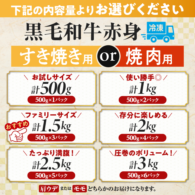 総合ランキング1位【すき焼きor焼肉】数量限定 生産者応援 4等級以上 黒毛和牛 赤身スライス