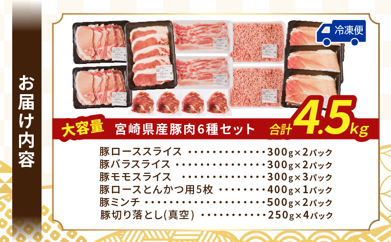 【内容量・2週間以内・発送月が選べる】宮崎県産 豚肉6種 ＼てげスゲーセット／ 2kg 3kg 4.5kg