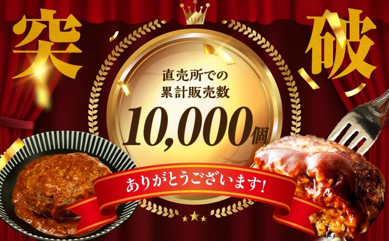 【レンジでプロ味！】極上黒毛和牛 100％プレミアムハンバーグ_Tk005-103