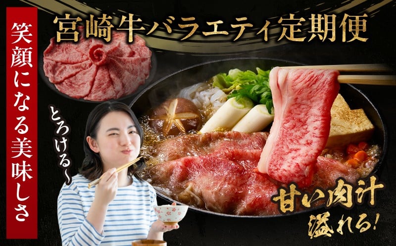 【6か月定期便】宮崎牛バラエティ定期便_Tk031-t023