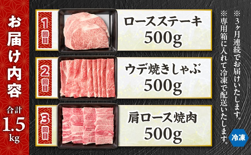 【3か月定期便】宮崎牛お楽しみ定期便_Tk031-t019