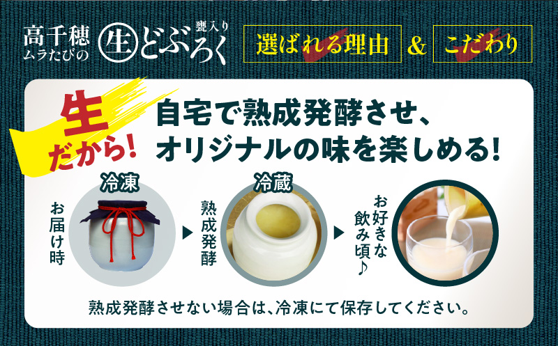 【甘口（千穂まいり　度数：8度）】御神水源どぶろく 900ml×1本 生酒 火入れなし自宅で 熟成発酵できる オリジナルの味が楽しめる 生 どぶろく ふるさと納税 どぶろく お酒 酒 アルコール 晩酌 化粧箱 化粧箱入り 箱入り 贈答 贈り物 ギフト プレゼント 宮崎県 高千穂町 _Tk015-012-ama