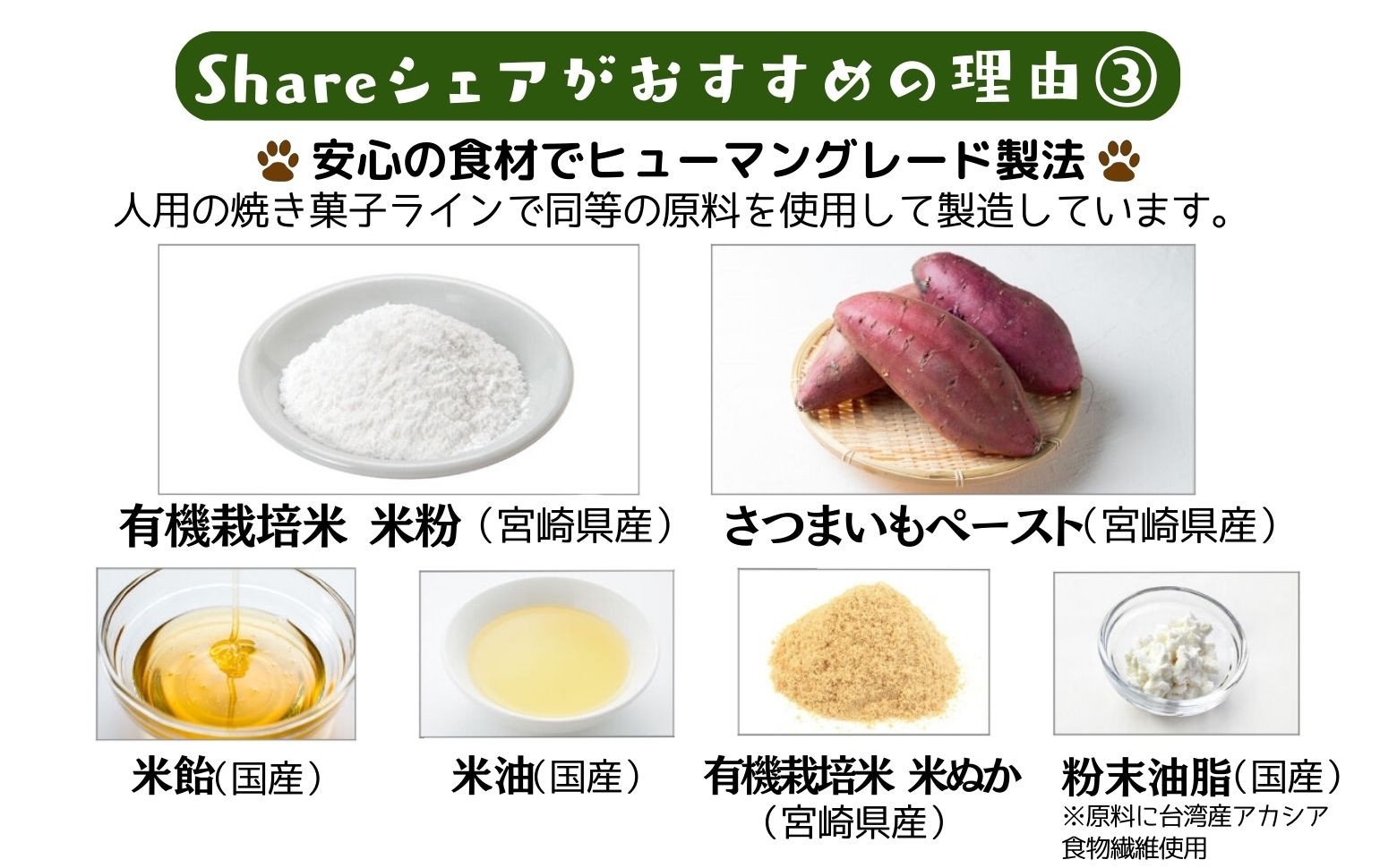 【米粉のドライフード】愛犬と飼い主が一緒に食べられるおやつ！『シェア』16袋セット（40g×16袋） ドッグフード 宮崎県 高千穂町 低アレルギー 無添加 ふるさと納税 ヒューマングレード 低アレルギー 動物性原料フリー ドッグフード おやつ さつまいも 堅焼 米粉クッキー クッキー お菓子 菓子 炭水化物源 宮崎県 高千穂町 _Tk015-057