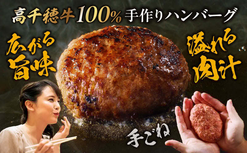 【3回定期便】 高千穂牛100％ハンバーグ定期便(2か月ごとに1回お届け) ふるさと納税 高千穂牛 牛肉 肉 お肉 定期便 定期 国産牛 ブランド牛 黒毛和牛 和牛 ハンバーグ 国産 贈答 贈り物 簡単調理 おかず 普段使い 宮崎県 高千穂 _Tk002-t084