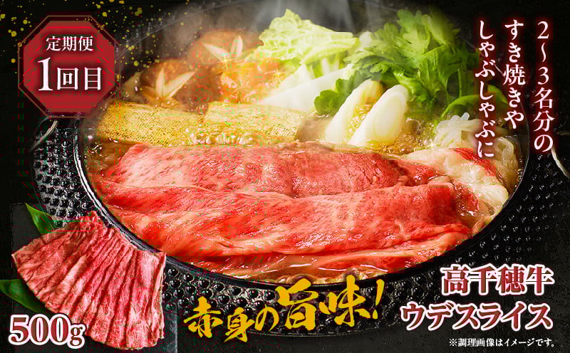 【3か月定期便】高千穂牛ヘルシー定期便 ふるさと納税 高千穂牛 牛肉 肉 お肉 定期便 定期 国産牛 ブランド牛 黒毛和牛 和牛 ウデ モモ 赤身 すき焼き しゃぶしゃぶ 国産 贈答 贈り物 簡単調理 おかず 普段使い 宮崎県 高千穂 _Tk002-t085