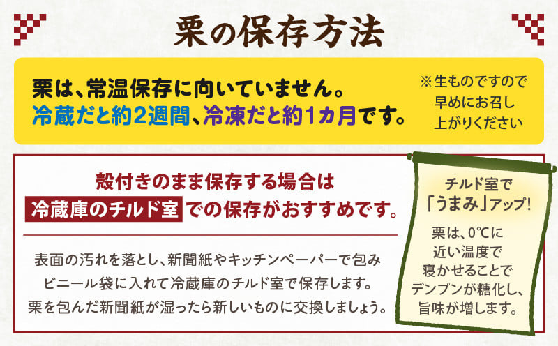 高千穂・ひのかげくり（9月限定）ひのかげ栗 栗 くり 栗きんとん 生栗 和菓子 栗ご飯 和菓子 モンブラン 世界農業遺産 宮崎県 高千穂町  _Tk004-068