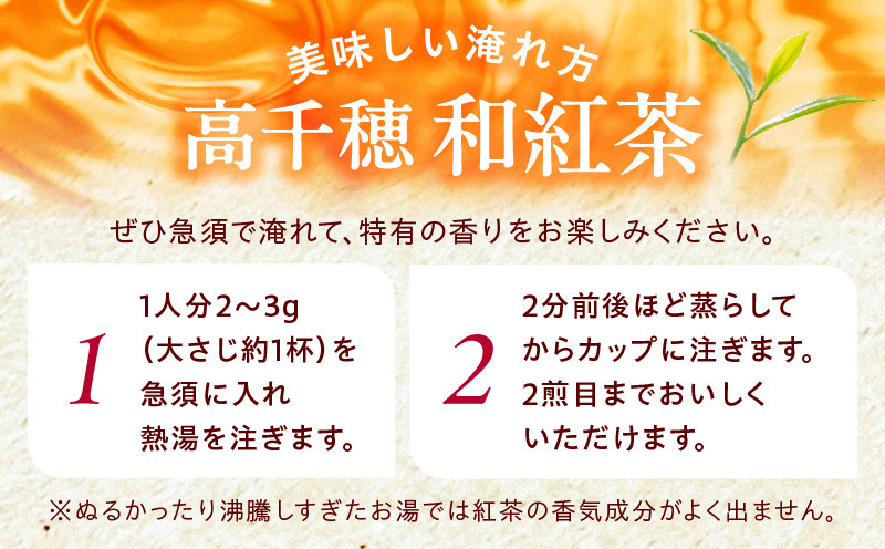 【和紅茶】高千穂紅茶（リーフ）2種4袋セット うんかい30g×2袋＆こうしゅん30g×2袋 国産 紅茶_Tk025-004