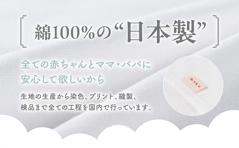【日本製】はじめての出産準備に！新生児肌着とガーゼハンカチが7点入った出産準備スターターセット［グッドナイトset］ 日本製 ベビー服 PUPO| 短肌着 コンビ肌着 肌着 ハンカチ ガーゼ ベビー服 ベビーグッズ ベビー用品 赤ちゃん ベビー |_Tk032-032