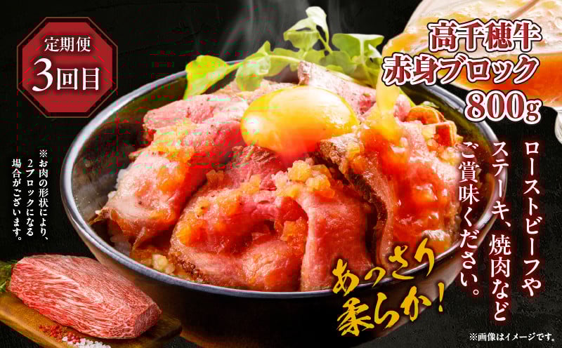 【3か月定期便】 高千穂牛ステーキ定期便 ふるさと納税 牛肉 肉 お肉 サーロイン ステーキ 赤身 定期便 定期 国産牛 ブランド牛 和牛 ハンバーグ 国産 贈答 贈り物 簡単調理 おかず 普段使い 宮崎県 高千穂 _Tk002-t083